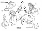 Bosch 0 601 909 421 Gdr 14,4 V Impact Wrench 14.4 V / Eu Spare Parts